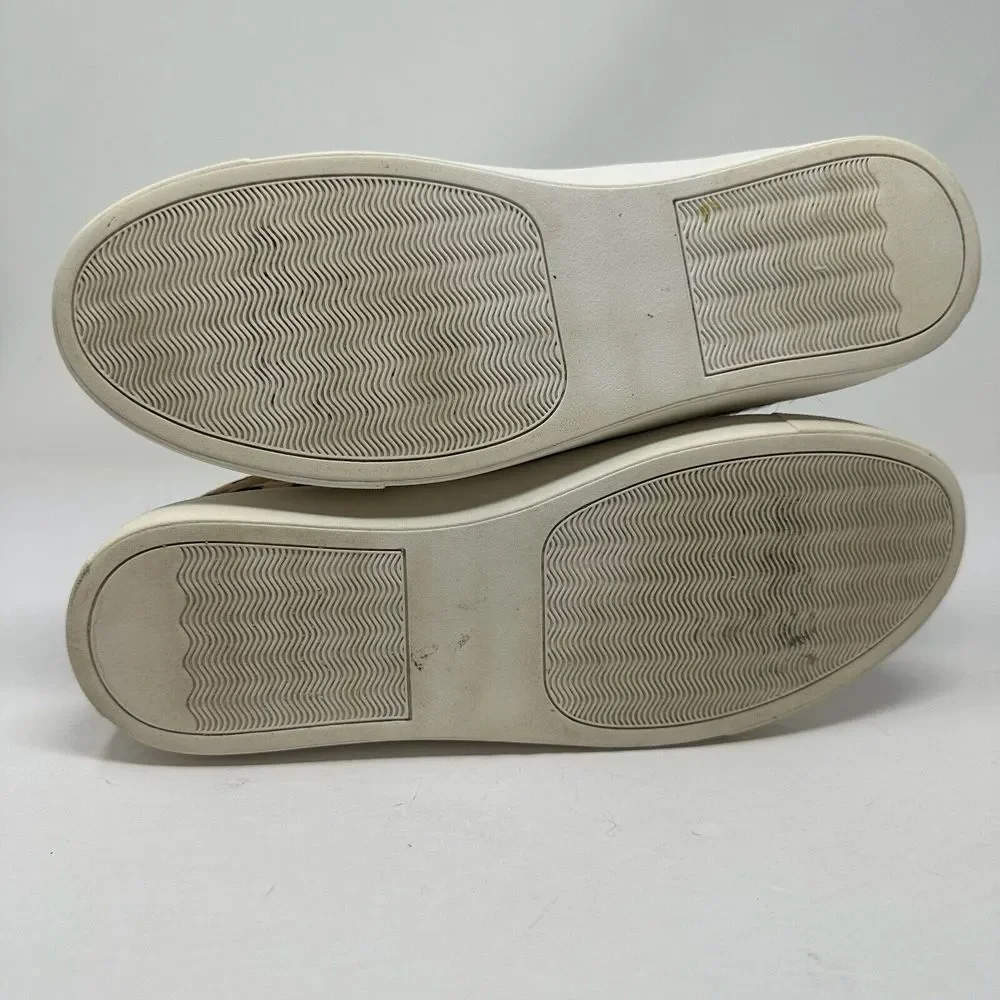 Steve Madden Shoes Womens 9M Tan Ecentrcl Animal Print Cow Hair Slip On Sneakers